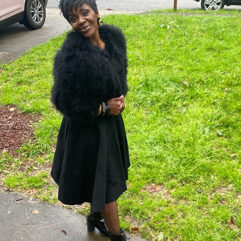 CroppedFurry Coat Jacket